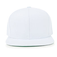 ililily Blank Six Panel Flat Bill Baseball Cap Basic Snap Back Trucker Hat