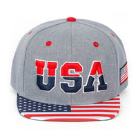 ililily United States Of America USA Flag Embroidery Trucker Hat Baseball Cap