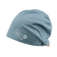 ililily TENCEL™Lyocell Rhinestone Chemo Beanie Ultra Soft Head Cover Sleep Hat