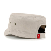 ililily Flower Embroidery Cotton Military Army Hat Women Casual Cadet Cap